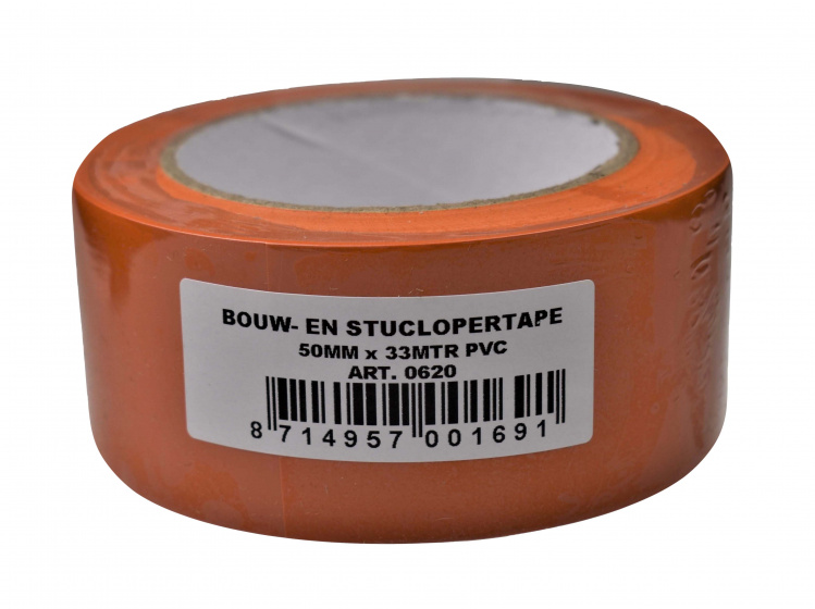 Verlofix stavebná a štuková páska 50 mm x 33 m PVC oranžová