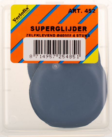 Verlofix nábytkový klzák samolepiaci priemer 40mm šedý 4ks