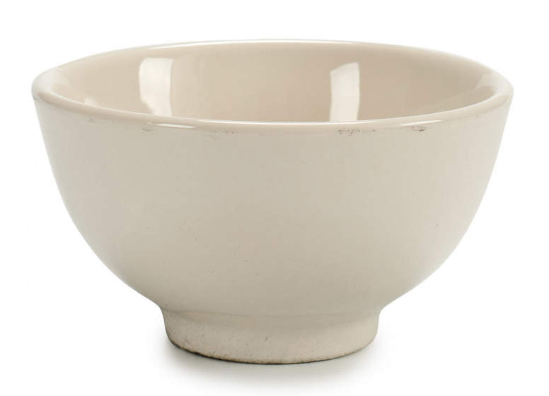 Vessia miska 5,5 x 11 cm porcelánový krém 6 kusov