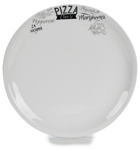 Vessia tanier na pizzu 30 x 2,5 cm porcelánový biely