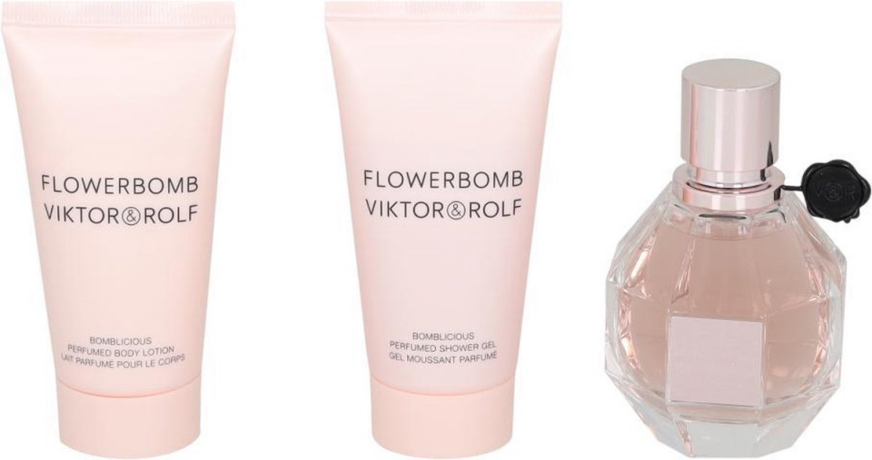 Viktor & Rolf gift set Flowerbomb ladies 150 ml pink 3-piece
