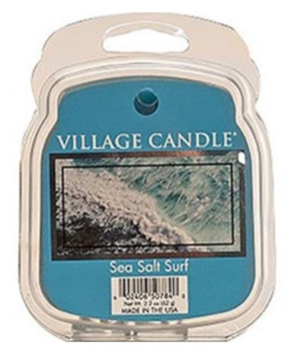 Village Candle vonný vosk Sea Salt Surf 3 x 8 x 10,5 cm modrý