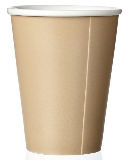 Viva hrnček na kávu Andy 320 ml porcelán béžový