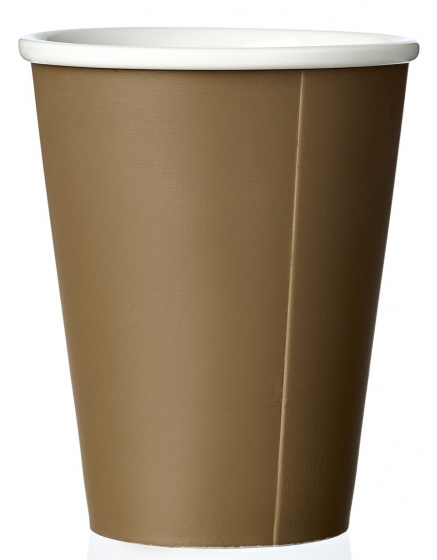 Viva hrnček na kávu Andy 320 ml porcelán hnedý