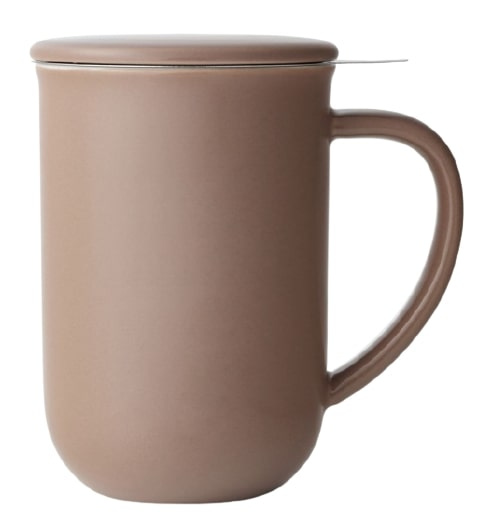 Viva šálka Minima Balance 500 ml porcelánová hnedá 2-diel