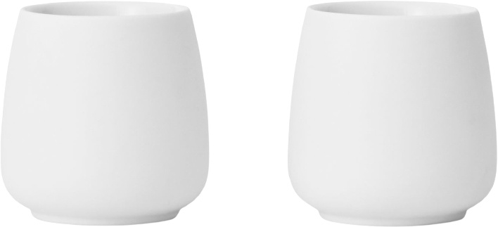 Viva theekop Nicola 60 ml porselein wit 2 stuks Viva theekop Nicola 60 ml porselein wit 2 stuks
