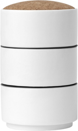 Viva Zásobník Cortica 300 ml porcelánový biely