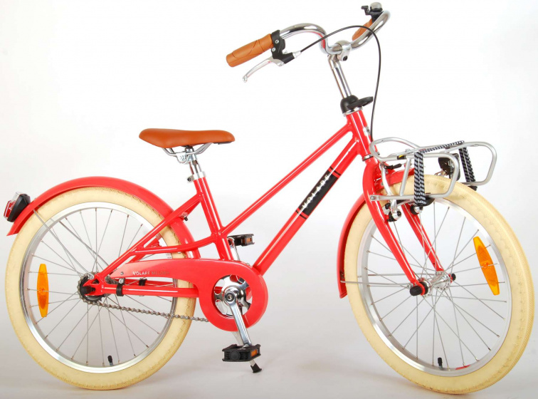 Volare melody 20 inch 31,75 cm meisjes terugtraprem rood