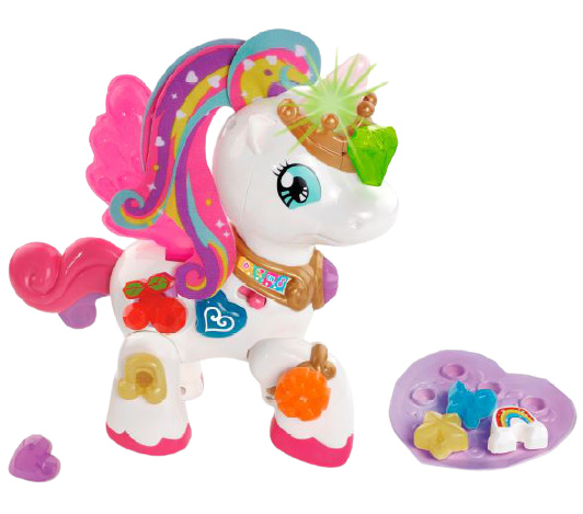 VTech hračky pre bábätká Magische Eenhoorn 30 cm biela/ružová (NL/sk)
