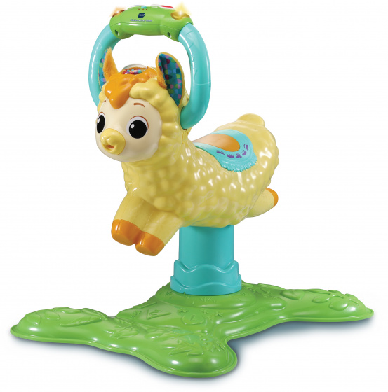 VTech hojdacia figúrka Stuiter & Leer Lama junior 52 cm béžová/zelená