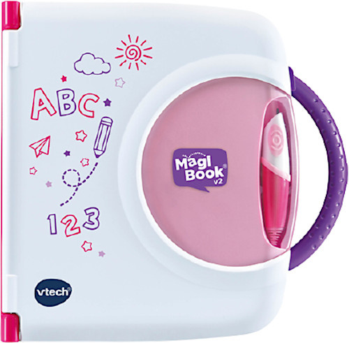 VTech interaktívna kniha MagiBook v2 junior 24 x 27 cm ružová 3dielna