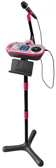 VTech mikrofón scénický Kidi Super Star 130 cm ružový/čierny