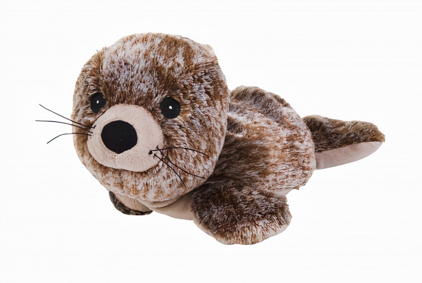 warm cuddly seal 31 cm brown