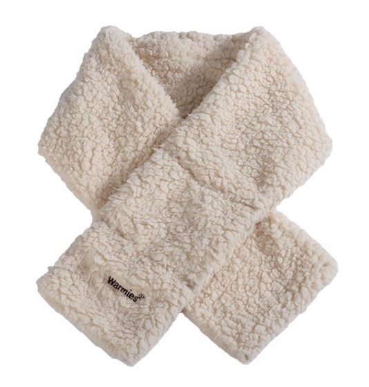 heat scarf Sherpa unisex beige