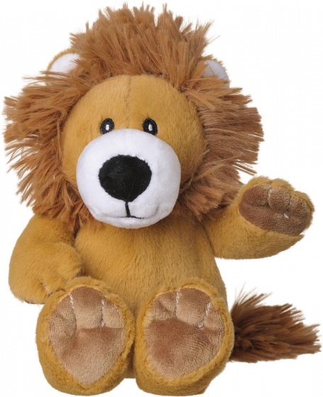 warm-up lion lion 20 cm brown