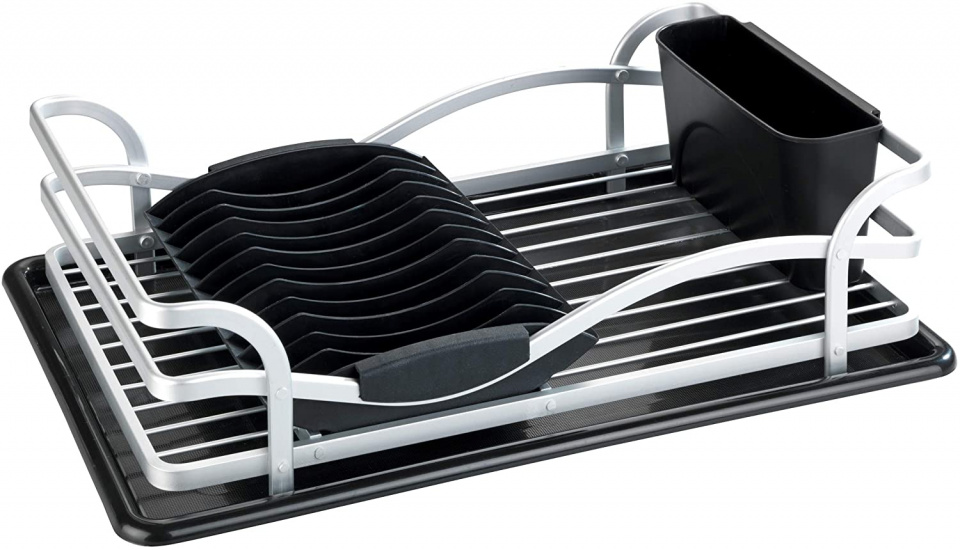 Wenko odkvapkávacia tyč 46,5 x 31,5 cm nerezová čierna/strieborná