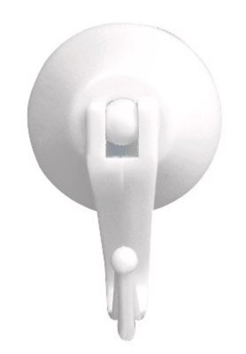 Wenko háčiky na uteráky Odsávanie 4,5 cm biele 2 kusy