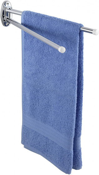 Wenko držiak na uteráky Basic 2-háčik 9,5 x 41 cm nerez chróm