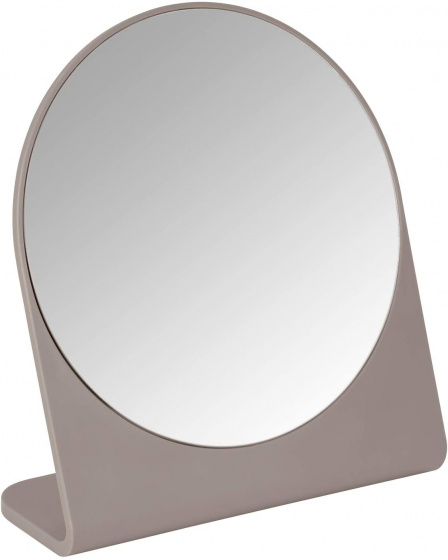 Wenko kozmetické zrkadlo Marcon19 cm polystyrén taupe