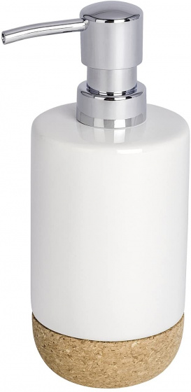 Wenko dávkovač mydla Corc 400 ml keramický biely