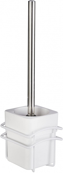 Wenko WC kefa Classic Plus 10,5 x 37,5 cm nerez biela