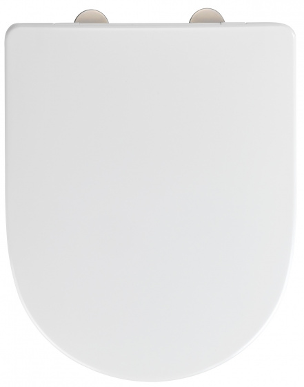 Wenko toiletbril 36,5 x 45 cm RVS wit Wenko toiletbril 36,5 x 45 cm RVS wit