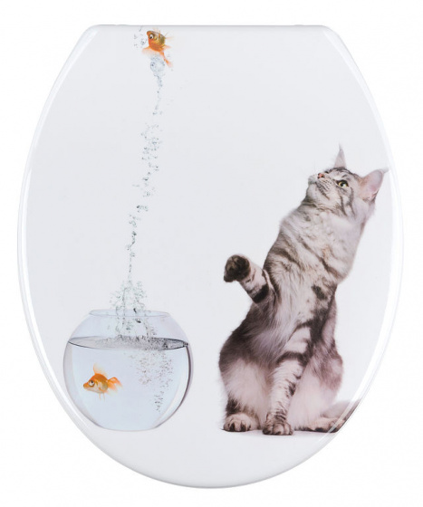Wenko toiletbril Jump 38 x 42 cm duroplast wit Wenko toiletbril Jump 38 x 42 cm duroplast wit