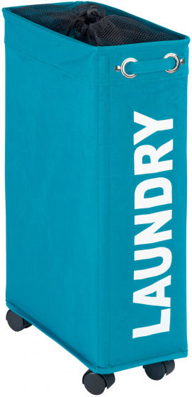 Wenko kôš na bielizeň Corno 43 litrov 40 x 60 cm polyester tyrkys