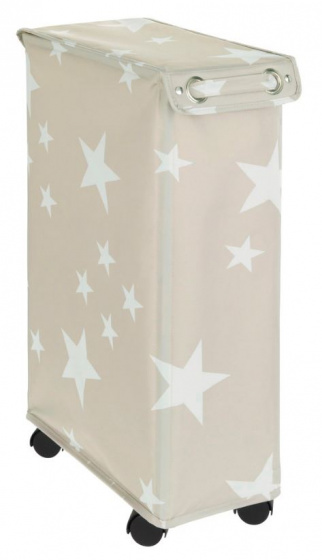 Wenko kôš na bielizeň Stella 18,5 x 60 x 40 cm polyester béžový