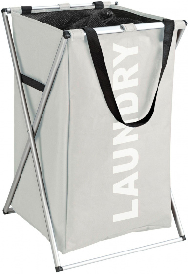 Wenko kôš na bielizeň Uno 52 litrov 38 x 57 cm polyester béžový