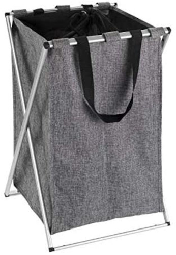Wenko kôš na bielizeň Uno 52 litrov 38 x 57 cm polyester tmavo šedý