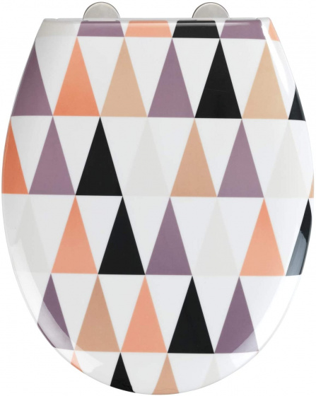 Wenko WC sedátko pyramída 37 x 44,5 cm duroplast multicolor