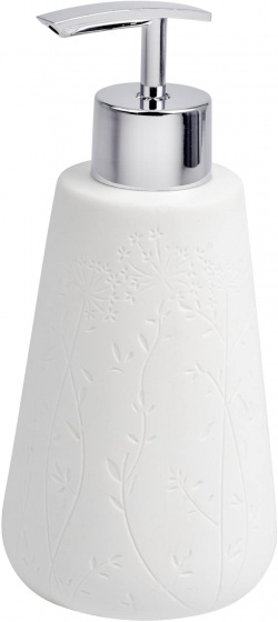 Wenko dávkovač mydla Flora 300 ml keramický biely