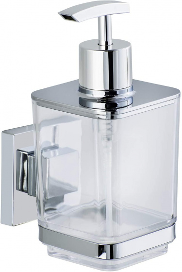 Wenko dávkovač mydla Vacuüm-Loc Quadro 330 ml nerez chróm