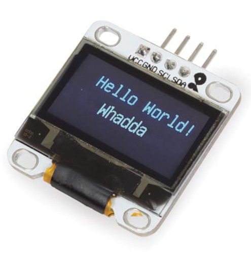 Whadda oled display i2c 0.96 27 x 27 mm blauw