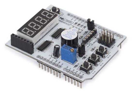 Whadda uitbreidingboard multifunctioneel arduino 69 x 54 mm wit