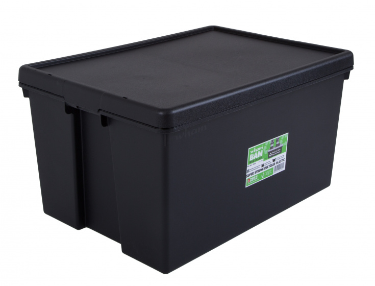 Wham úložný box Bam Recycled 96 litrov 68,5 x 49 cm čierna