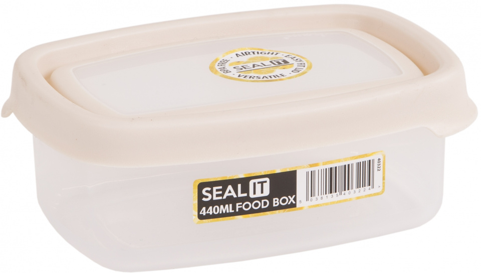 Wham nádoby na čerstvé potraviny Seal It 440 ml krém 3 kusy