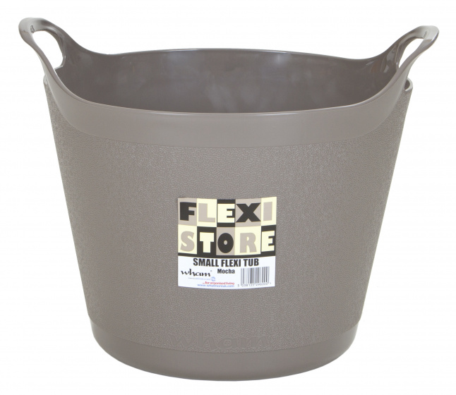 Wham kôš na bielizeň Flexi Tub 15 litrov 33 x 31 cm hnedá