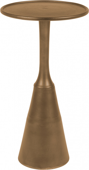 Biely štítok konferenčný stolík Milo 35 x 65 cm oceľ/sklo bronz