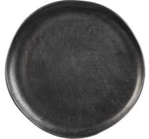 Non Branded schaal antieklook Jace 38 cm aluminium zwart Non Branded schaal antieklook Jace 38 cm aluminium zwart