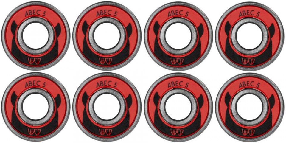 ball bearings Abec 5 red 8 pieces