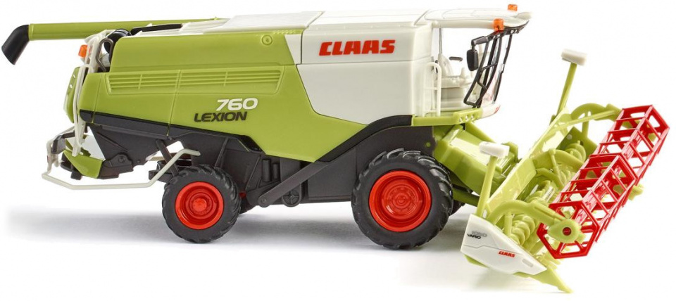 WIKING miniatúrna kombajna Claas Lexion 760 V1050zinc 1:87 zelená