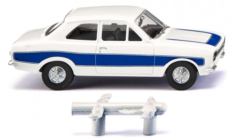 WIKING miniatúrne auto Ford Escort 1:87 modrá/biela