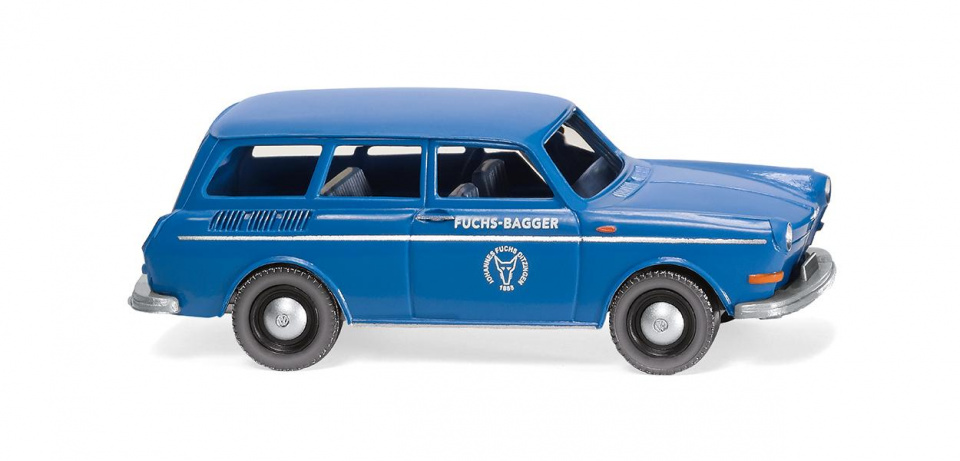 WIKING miniatuurauto vos volkswagen 1600 1 87 blauw