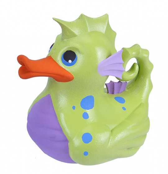 Wild Republic badeend zeepaardje junior 10 cm groen/paars