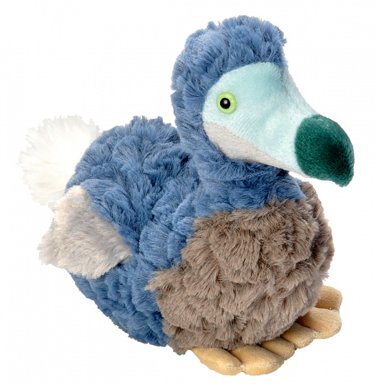 cuddly toy dodo junior 20 cm plush blue/grey