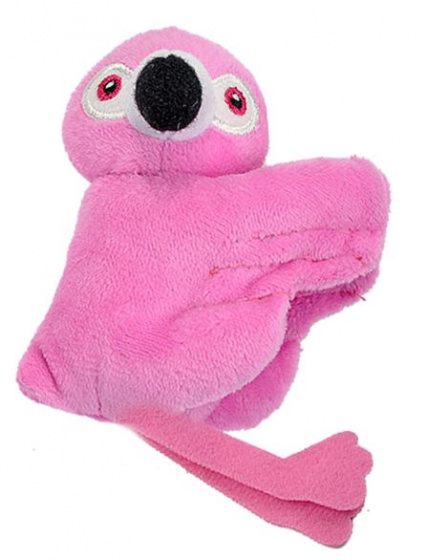 Wild Republic knuffel flamingo junior 12 cm pluche roze