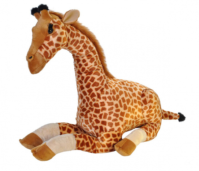 Wild Republic knuffel giraffe junior 65 cm pluche bruin/beige