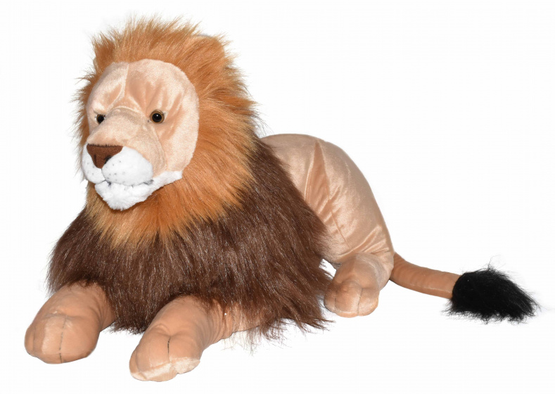 cuddly toy lion junior 76 cm plush brown